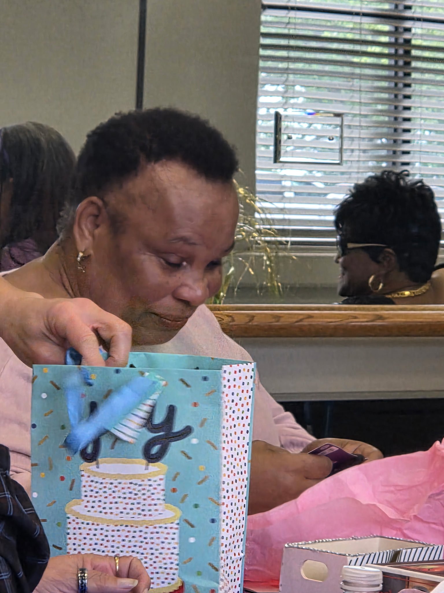 GYSA member preparing a celebration gift bag